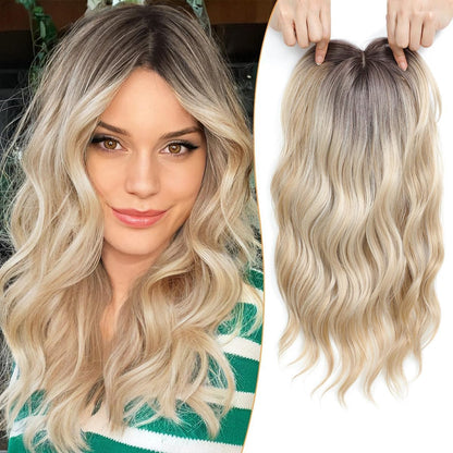 ⚡ Final Hours – Up to 41% Off🌷2026 New Lightweight & Breathable Wavy Hair Topper-100% human hair