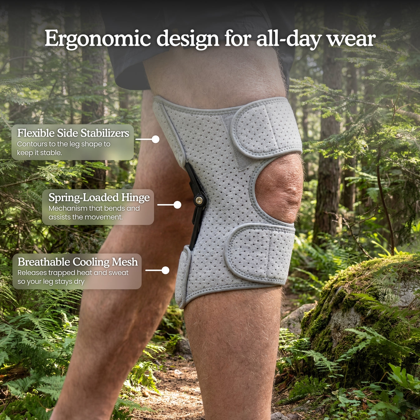 ✨ 50% OFF! Senior Hinged Knee Brace – High-Quality Material, Pain Relief & Maximum Support 🎯