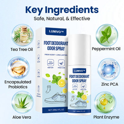 LUMIVO™ Foot Deodorant Odor Spray