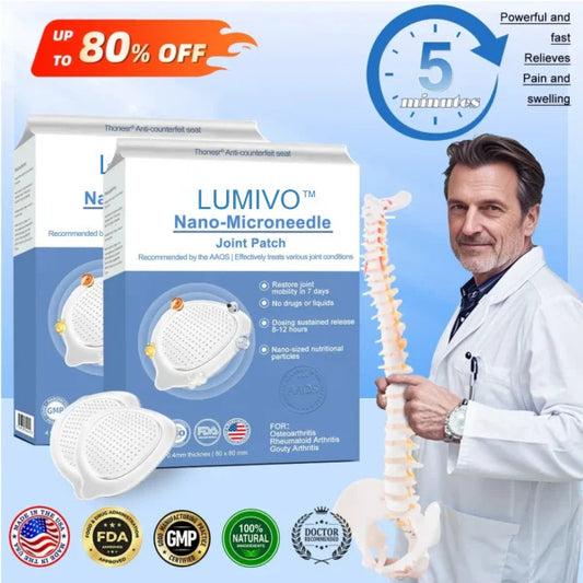 LUMIVO™ Nano-microneedle joint patch