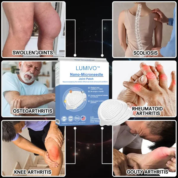 LUMIVO™ Nano-microneedle joint patch