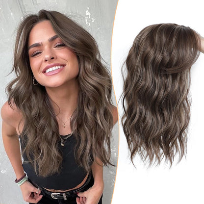 ⚡ Final Hours – Up to 41% Off🌷2026 New Lightweight & Breathable Wavy Hair Topper-100% human hair