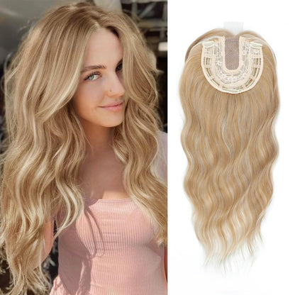 ⚡ Final Hours – Up to 41% Off🌷2026 New Lightweight & Breathable Wavy Hair Topper-100% human hair