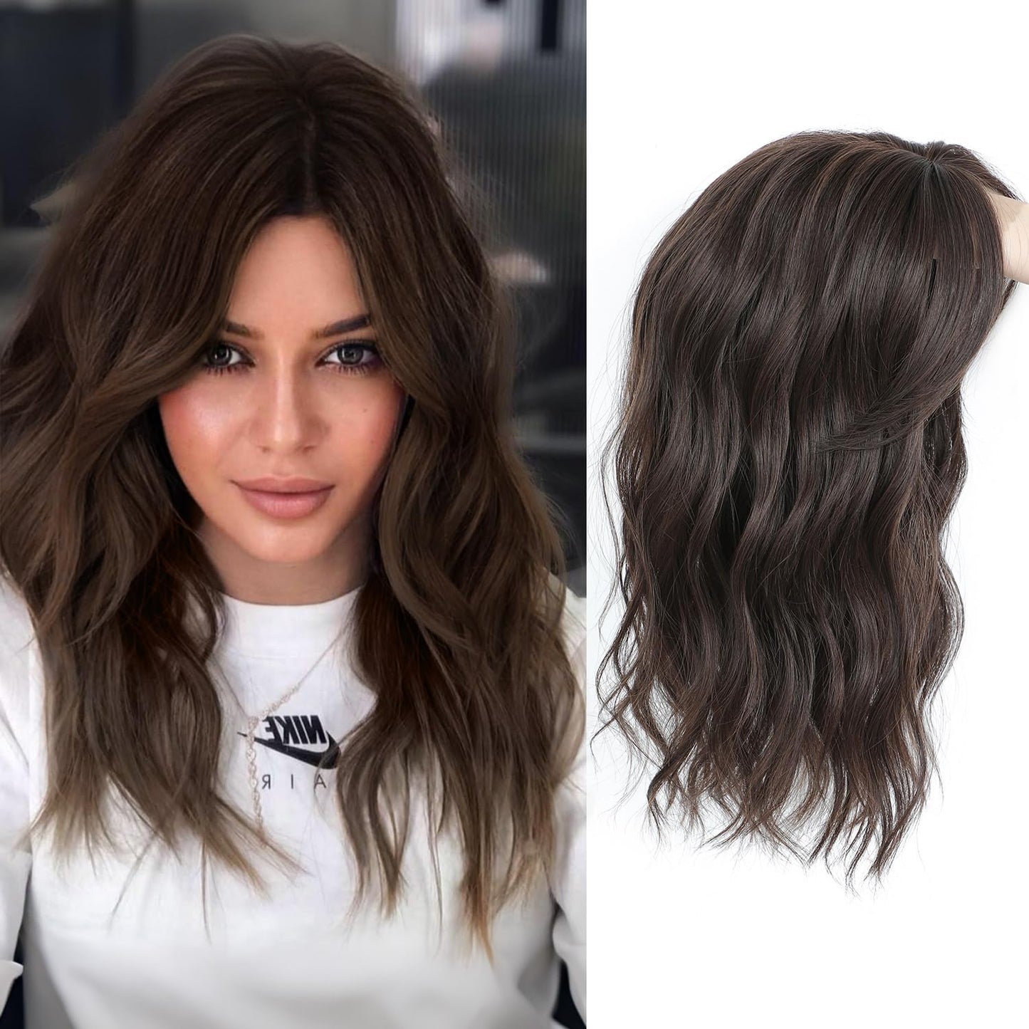 ⚡ Final Hours – Up to 41% Off🌷2026 New Lightweight & Breathable Wavy Hair Topper-100% human hair