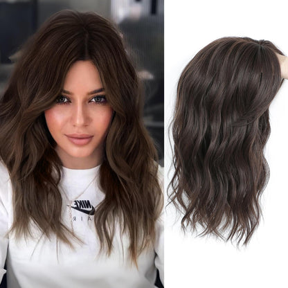 ⚡ Final Hours – Up to 41% Off🌷2026 New Lightweight & Breathable Wavy Hair Topper-100% human hair