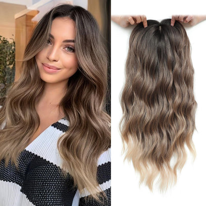 ⚡ Final Hours – Up to 41% Off🌷2026 New Lightweight & Breathable Wavy Hair Topper-100% human hair