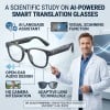 👓👓All-weather on-body AI assistant, real-time multilingual simultaneous translation, seamless cross-border communication, all-round AI recognition for everything, on-body professional recorder, hands-free calls, music playback
