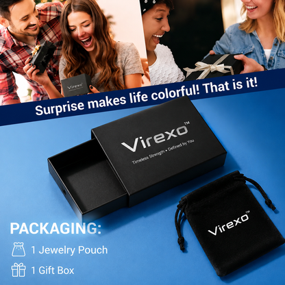 Virexo™ – Crafted with a bio-engineered recovery alloy designed for continuous daily wear.