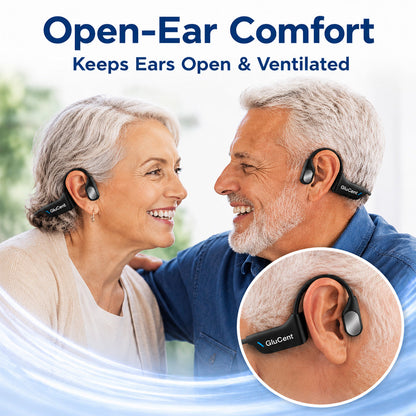 🔥 Final 2 Hours : Only Limited Stock Left🏆GluCent®  Bone Conduction Smart Hearing Headphones (Mayo Clinic Recommended)