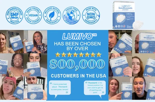 LUMIVO™ Nano-microneedle joint patch