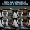 👓👓All-weather on-body AI assistant, real-time multilingual simultaneous translation, seamless cross-border communication, all-round AI recognition for everything, on-body professional recorder, hands-free calls, music playback