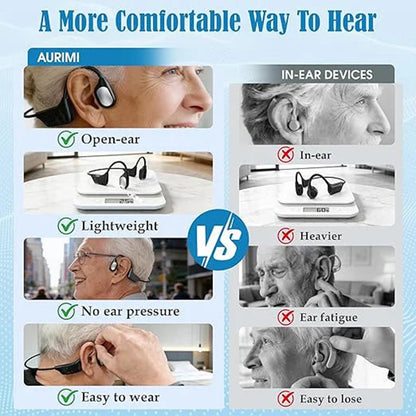 🔥 Final 2 Hours : Only Limited Stock Left🏆GluCent®  Bone Conduction Smart Hearing Headphones (Mayo Clinic Recommended)