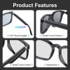 👓👓All-weather on-body AI assistant, real-time multilingual simultaneous translation, seamless cross-border communication, all-round AI recognition for everything, on-body professional recorder, hands-free calls, music playback